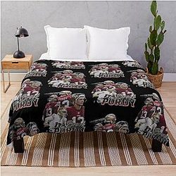 Vintage 90s Brock Purdy Blanket