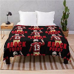 Brock Purdy 13 Throw Blanket