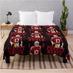 Brock Purdy 13 Throw Blanket