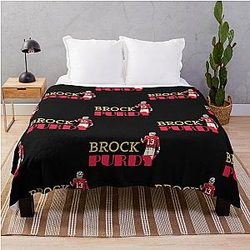 Brock Purdy Throw Blanket