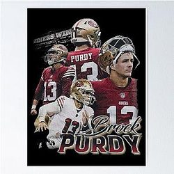 Vintage 90s Brock Purdy Poster