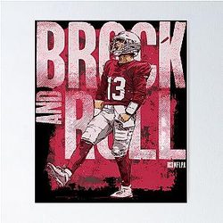 Brock Purdy Football Poster