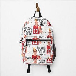 Brock Purdy Wishes You a Happy Birthday Backpack