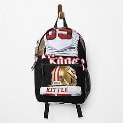Brock Purdy and George Kittle Celebration San Francisco 49ers Cute Backpack