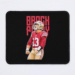 Brock Purdy After Touchdown Bold Mouse Pad