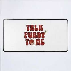 Brock Purdy Talk to Me Desk Mat