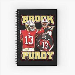 Brock Purdy Football 49ers Poster Notebook
