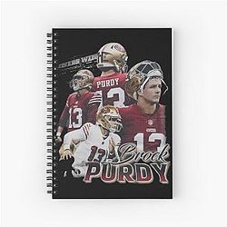 Brock Purdy 90s Spiral Notebook