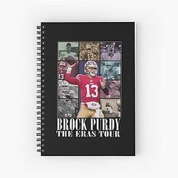 Brock Purdy The Eras Tour Spiral Notebook