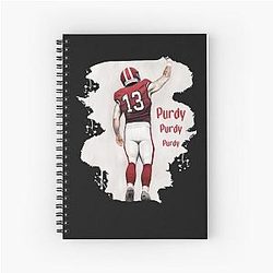 Brock Purdy Spiral Notebook