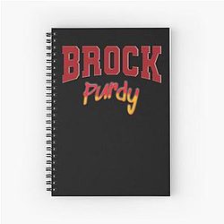Brock Purdy Spiral Notebook
