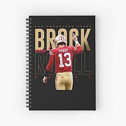 Brock Purdy 13 Spiral Notebook