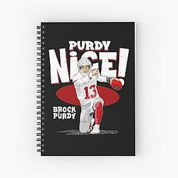Brock Purdy Spiral Notebook