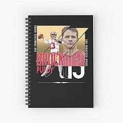 Brock Purdy Spiral Notebook
