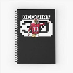 Brock Purdy Spiral Notebook