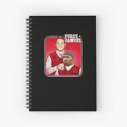 Brock Purdy and Deebo Samuel The Brothers Spiral Notebook