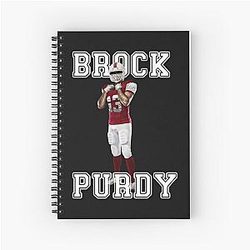 Brock Purdy Spiral Notebook