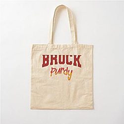 Brock Purdy Cotton Tote Bag