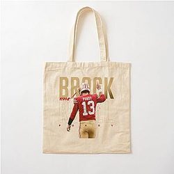 Brock Purdy Cotton Tote Bag