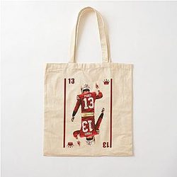 Brock Purdy Cotton Tote Bag