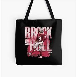 Brock Purdy Football All Print Tote Bag