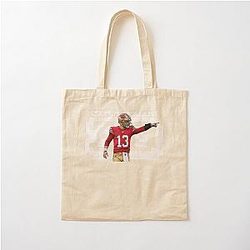 Brock Purdy Cotton Tote Bag
