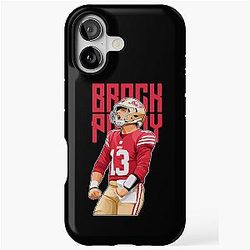 Brock Purdy After Touchdown Bold iPhone Tough Case