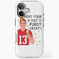 Brock Purdy Wishes You a Happy Birthday iPhone Case