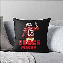 Brock Purdy 13 Throw Pillow
