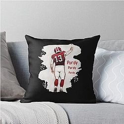 Brock Purdy Throw Pillow