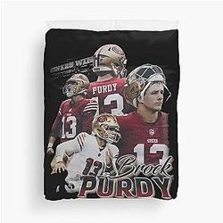 90s Brock Purdy Duvet Cover