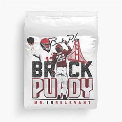 Brock Purdy San Francisco Mr Relevant Duvet Cover