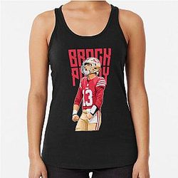 Brock Purdy Touchdown 13 Bold Racerback Tank Top