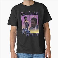 Brooklyn Nine Nine Captain Raymond Holt Vintage Retro 80s Style Inspired Brooklyn 99 Gift Classic T-Shirt