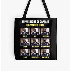 Expressions of Raymond Holt Brooklyn Nine-Nine All Over Print Tote Bag