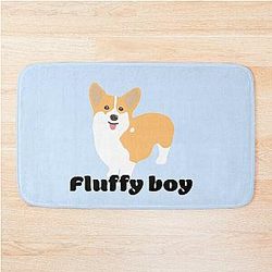 Fluffy Boy Cheddar Bath Mat