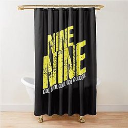 Nine Cool Shower Curtain