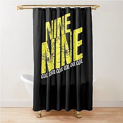Nine Cool Logo Shower Curtain