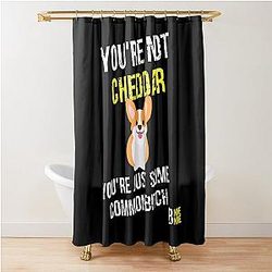 You are Not Cheddar - Funny Holt Quote - Awesome Brooklyn Nine Nine Shower Curtain