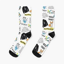 Nine Doodle Socks