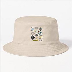 Nine Doodle Bucket Hat