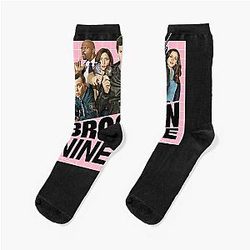 Brooklyn Nine Nine Pink Logo Classic T Shirt Socks