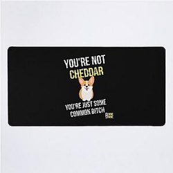 You are not cheddar - Funny Holt quote on Brooklyn Nine Nine Desk Mat