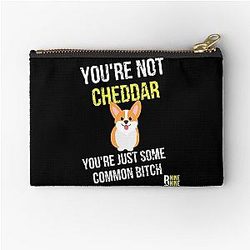 You are not cheddar - funny Holt quote from Brooklyn nine nine Zipper Pouch