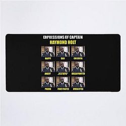 Expressions of Raymond Holt Brooklyn Nine Nine Desk Mat