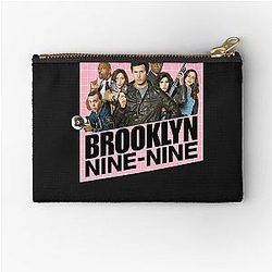 Brooklyn Nine Nine Pink Logo Classic T Shirt Zipper