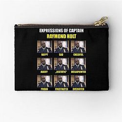Expressions of Raymond Holt Brooklyn Nine Nine Zipper Pouch