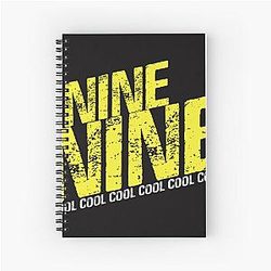Nine Cool Spiral Notebook