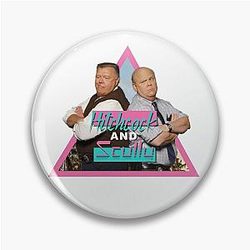 Brooklyn Nine Nine Hitchcock And Scully Retro Vintage 80's Inspired Design Stickers T Shirt Poster