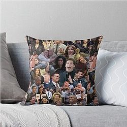 Nine Throw Pillow